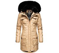 Wintermantel mit abnehmbarer Kapuze "Tiniis" Beige M