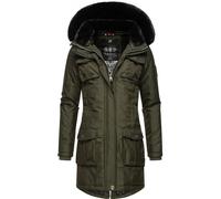 Wintermantel mit abnehmbarer Kapuze "Tiniis" Dark Olive L
