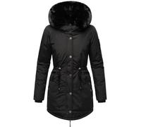 Wintermantel mit doppelter Kunstpelz-Kapuze "Sweety Deluxe" Black XL