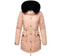 Wintermantel NAVAHOO "Sweety Deluxe" XL (42) rosa Damen Mäntel modischer Winterparka mit großer doppelter Kapuze XL (42) rosa