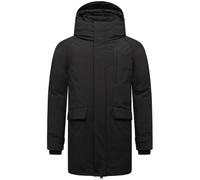 Wintermantel STONE HARBOUR "Emriis XX", Herren, Gr. M (50), schwarz, Obermaterial: 100% Polyester; Innenfutter: 100% Polyester; Wattierung: 100% Polyester; Ärmelfutter: 100% Polyester, Basic, gerade c
