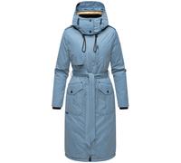 Wintermantel mit hohem Kragen und weicher Kapuze "Hokulanii" Powder Blue M