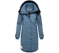 Wintermantel mit Kapuze "Anoukaa 16" Dusty Blue XXL
