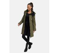 Wintermantel mit Kapuze "Anoukaa 16" Olive Forest XXXL