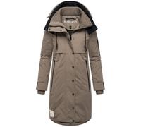 Wintermantel mit Kapuze "Anoukaa 16" Stone Brown L