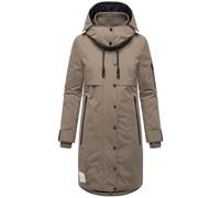 Wintermantel mit Kapuze "Anoukaa 16" Stone Brown S