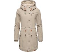 Winterjacke RAGWEAR "Canny Corduroy" Gr. 4XL (48), beige Damen Jacken Winterjacken (88589108-4XL)