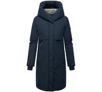 Wintermantel NAVAHOO "Domingaa 14", Damen, Gr. XS (34), blau (navy), Obermaterial: 100% Polyester, Futter 1: 95% Polyester, 5% Elasthan, Futter 2: 100% Polyester, Wattierung: 100% Polyester, Ärmelfutt