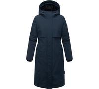 Wintermantel NAVAHOO "Eismelodie 14", Damen, Gr. XXXL (46), blau (navy), Obermaterial: 100% Polyester, Innenfutter: 100% Polyester, Wattierung: 100% Polyester, Ärmelfutter: 100% Polyester, modisch, fi