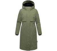 Wintermantel NAVAHOO "Eismelodie 14", Damen, Gr. XXXL(46), grün (olivgrün), Obermaterial: 100% Polyester, Innenfutter: 100% Polyester, Wattierung: 100% Polyester, Ärmelfutter: 100% Polyester, figurums