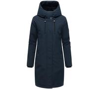 Wintermantel NAVAHOO "Hageltanz 14", Damen, Gr. XL (42), navy, Obermaterial: 55% Polyester, 45% Nylon; Innenfutter: 100% Polyester; Wattierung: 100% Polyester; Ärmelfutter: 100% Polyester; Kunstpelz: