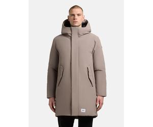 Wintermantel mit magnetischem Verschluss "Fogg" Greige XL