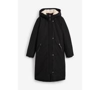 Wintermantel mit Teddyfell in der Kapuze 38