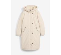 Wintermantel mit Teddyfell in der Kapuze 40