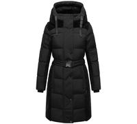 Wintermantel mit Teddyplüsch-Akzenten "Funkelteddy 14" Black XL