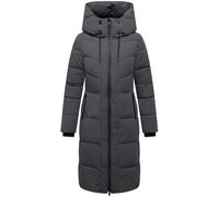 Steppmantel NAVAHOO "Schokokuss XIV", Damen, Gr. XS (34), grau (anthrazit), Obermaterial: 92% Nylon, 8% Elasthan. Innenfutter: 100% Polyester. Wattierung: 100% Polyester. Ärmelfutter: 100% Polyester,