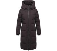 Steppmantel NAVAHOO "Schokokuss XIV", Damen, Gr. 6XL (52), coffee, Obermaterial: 92% Nylon, 8% Elasthan; Innenfutter: 100% Polyester; Wattierung: 100% Polyester; Ärmelfutter: 100% Polyester, tailliert