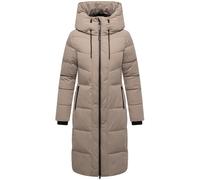 Wintermantel mit wasserdichten Reißverschlüssen "Schokokuss XIV" Taupe Grey XS