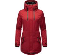 Wintermantel NAVAHOO "Avrille II", Damen, Gr. M (38), rot (blutrot), Oberstoff: 70% Baumwolle, 30% Polyester. Futter: 100% Polyester. Wattierung: 100% Polyester. Ärmelfutter: 100% Polyester, tailliert