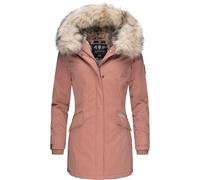 Wintermantel NAVAHOO "Cristal", Damen, Gr. L (40), braun, Oberstoff: 65% Polyester, 35% Baumwolle; Futter: 100% Polyester; Wattierung: 100% Polyester; Ärmelfutter: 100% Polyester; Kunstpelz: 90% Polya