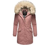 Wintermantel NAVAHOO "Cristal", Damen, Gr. S (36), rosa (dunkelrosa), Oberstoff: 65% Polyester, 35% Baumwolle; Futter: 100% Polyester; Wattierung: 100% Polyester; Ärmelfutter: 100% Polyester; Kunstpel