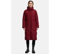 Wintermantel NAVAHOO "Der Wahnsinn 14", Damen, Gr. L (40), rot (bordeaux), Obermaterial: 100% Polyester; Futter: 100% Polyester; Wattierung: 100% Polyester, gerade ca. Mitte Knie, hoch geschlossener A