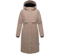 Wintermantel NAVAHOO "Eismelodie 14", Damen, Gr. XL (42), grau (taupe), Obermaterial: 100% Polyester, Innenfutter: 100% Polyester, Wattierung: 100% Polyester, Ärmelfutter: 100% Polyester, modisch, fig