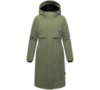 Wintermantel NAVAHOO "Eismelodie 14", Damen, Gr. XXXL(46), grün (olivgrün), Obermaterial: 100% Polyester, Innenfutter: 100% Polyester, Wattierung: 100% Polyester, Ärmelfutter: 100% Polyester, figurums