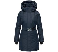 Wintermantel NAVAHOO "Frostkuss 14", Damen, Gr. XXL (44), blau (navy), Obermaterial: 100% Polyester; Innenfutter: 100% Polyester; Wattierung: 100% Polyester; Ärmelfutter: 100% Polyester, figurumspiele