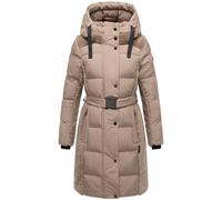 Wintermantel NAVAHOO "Funkelteddy 14", Damen, Gr. L (40), grau (taupe), Obermaterial 1: 100% Polyester; Obermaterial 2: 100% Polyester; Innenfutter: 100% Polyester; Wattierung: 100% Polyester; Ärmelfu