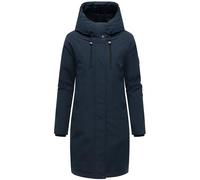 Wintermantel NAVAHOO "Hageltanz 14", Damen, Gr. M (38), navy, Obermaterial: 55% Polyester, 45% Nylon; Innenfutter: 100% Polyester; Wattierung: 100% Polyester; Ärmelfutter: 100% Polyester; Kunstpelz: 1
