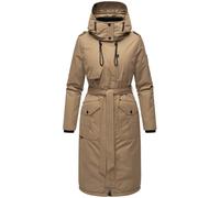 Wintermantel NAVAHOO "Hokulanii", Damen, Gr. S (36), grau (taupe), Obermaterial: 100% Polyester. Futter: 100% Polyester. Wattierung: 100% Polyester. Ärmelfutter: 100% Polyester, figurumspielend kniela