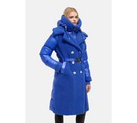 Wintermantel NAVAHOO "Kuscheltraum 14", Damen, Gr. S (36), galaxy blau, Obermaterial 1: 100% Polyester. Obermaterial 2: 100% Nylon. Obermaterial Rücken: 100% Nylon. Innenfutter: 100% Polyester. Wattie