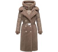 Wintermantel NAVAHOO "Kuscheltraum 14", Damen, Gr. XL (42), beige (taupe), Obermaterial 1: 100% Polyester; Obermaterial 2: 100% Nylon; Innenfutter: 100% Polyester; Wattierung: 100% Polyester; Ärmelfut