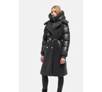 Wintermantel NAVAHOO "Kuscheltraum 14", Damen, Gr. XXL (44), anthrazit, Obermaterial 1: 100% Polyester. Obermaterial 2: 100% Nylon. Obermaterial Rücken: 100% Nylon. Innenfutter: 100% Polyester. Wattie