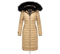 Wintermantel NAVAHOO "Umay", Damen, Gr. L (40), beige (sand), Oberstoff: 100% Polyester, Futter: 100% Polyester, Wattierung: 100% Polyester, Ärmelfutter: 100% Polyester, Kunstpelz: 90% Polyacryl, 10% 