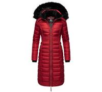 Wintermantel NAVAHOO "Umay", Damen, Gr. XXXL(46), rot (dunkelrot), Oberstoff: 100% Polyester. Futter: 100% Polyester. Wattierung: 100% Polyester. Ärmelfutter: 100% Polyester. Kunstpelz: 90% Polyacryl,