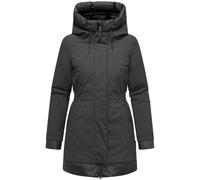 Warmer Steppmantel mit Magnet-Verschluss "Winterprinzessin 14" Anthracite S