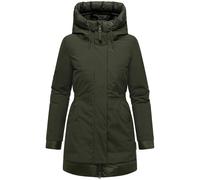 Wintermantel NAVAHOO "Winterprinzessin 14", Damen, Gr. XXXL(46), olivgrün, Obermaterial: 100% Polyester; Innenfutter: 100% Polyester; Wattierung: 100% Polyester; Ärmelfutter: 100% Polyester, figurumsp