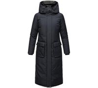 Wintermantel NAVAHOO "Wolkenfrost XIV", Damen, Gr. XS (34), blau (navy), Obermaterial: 100% Polyester; Futter: 100% Polyester; Wattierung: 100% Polyester, figurumspielend ca. Mitte Wade, hoch geschlos