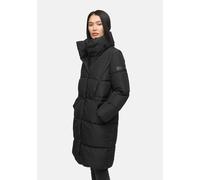 Wintermantel NAVAHOO "Wolkenkuss 14", Damen, Gr. L (40), schwarz, Obermaterial: 100% Polyester; Innenfutter: 100% Polyester; Wattierung: 100% Polyester; Ärmelfutter: 100% Polyester, Basic, gerade knie