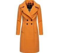 Wintermantel NAVAHOO "Wooly", Damen, Gr. S (36), orange (pfirsich), Obermaterial: 90% Acryl, 8% Viskose, 2% Elasthan. Innenfutter: 100% Polyester. Ärmelfutter: 100% Polyester, tailliert ca. Mitte Ober