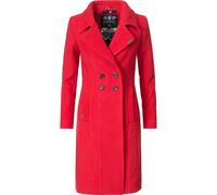 Wintermantel NAVAHOO "Wooly", Damen, Gr. XL (42), rot, Obermaterial: 90% Acryl, 8% Viskose, 2% Elasthan. Innenfutter: 100% Polyester. Ärmelfutter: 100% Polyester, clean, tailliert ca. Mitte Oberschenk