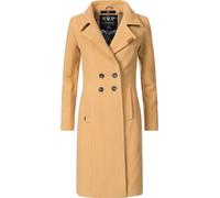 Wintermantel NAVAHOO "Wooly", Damen, Gr. XXXL(46), braun (camelfarben), Obermaterial: 90% Acryl, 8% Viskose, 2% Elasthan; Innenfutter: 100% Polyester; Ärmelfutter: 100% Polyester, clean, tailliert ca.
