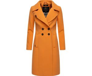 Wintermantel NAVAHOO "Wooly", Damen, Gr. XXXL(46), orange (pfirsich), Obermaterial: 90% Acryl, 8% Viskose, 2% Elasthan. Innenfutter: 100% Polyester. Ärmelfutter: 100% Polyester, tailliert ca. Mitte Ob