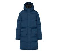 Wintermantel OXMO "Wintermantel OXMINNA LONG", Damen, Gr. S, blau (marineblaus), Obermaterial: 100% Polyester PES., Mäntel Wintermantel (25746732-S) marineblaus