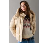 Wintermantel PEPE JEANS "winter coat LAUREN SHORT", Damen, Gr. XL, beige (malt beige), 100% Polyester, Mäntel Wintermantel (46275767-XL) malt beige