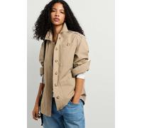 Wintermantel PEPE JEANS "Wintermantel KORA", Damen, Gr. L, beige (malt beige), 100% Baumwolle, Mäntel Wintermantel (61315765-L) malt beige
