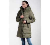 Wintermantel POLARINO, Damen, Gr. 44, grün (khaki), Obermaterial: 100% Polyester. Futter: 100% Polyester. Wattierung: 100% Polyester, unifarben, Rippstrickbündchen, Mäntel Wintermantel, Warm wattiert.