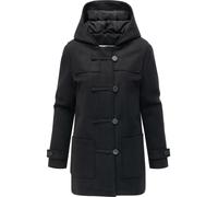 Wintermantel RAGWEAR "Duffina YOUMODO", Damen, Gr. XXL (44), schwarz, Obermaterial: 100% Polyester; Innenfutter: 100% Polyester; Wattierung: 100% Polyester, figurumspielend Po-bedeckend, mit Knopf nor